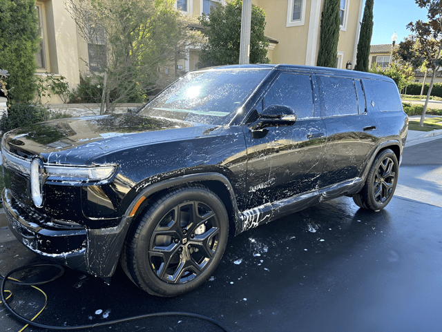 Range Rover after detailing